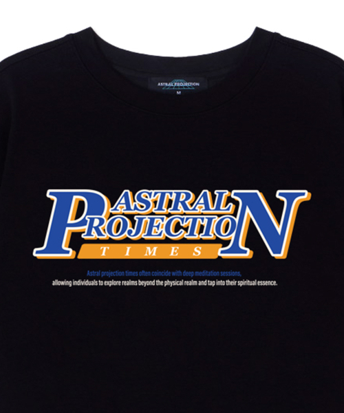 ASTRAL PROJECTION(アストラルプロジェクション)の「ピアンタイムズスピマコットンラウンドネック半袖Tシャツ_ブラック(Tシャツ/カットソー・メンズ・その他・LARGE/MEDIUM/X-LARGE)」の2枚目の写真