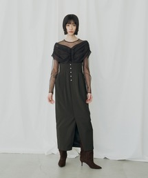 マルチウェイボリュームチュールドレス / multiway volume tulle dress