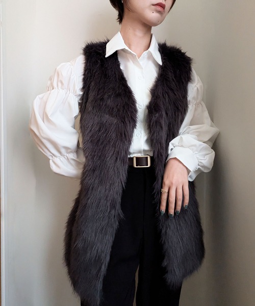 styiro(スタイロ)の「パフボリューム袖白ブラウス(シャツ/ブラウス・レディース・ホワイト・L)」の19枚目の写真