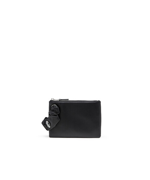 DIESEL(ディーゼル)の「ウィメンズ フラットポーチ GRAB-D POUCH(ポーチ・レディース・ブラック・UNI)」の4枚目の写真