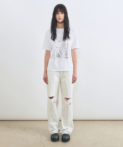 INSILENCE WOMEN(インサイレンスウーマン)の「グロテスクヴィンテージTシャツ WHITE(Tシャツ/カットソー・レディース・その他・SMALL/MEDIUM)」の2枚目の写真