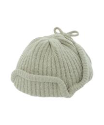 Samansa Mos2 Lagom | リブニットフライトキャップ(ハット)