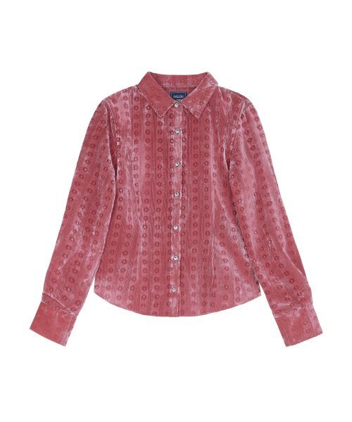 SALON DE YOHN(サロンドヨーン)の「Balloon Sleeve Velvet Blouse_ Pink(シャツ/ブラウス・レディース・その他・MEDIUM/SMALL)」の4枚目の写真
