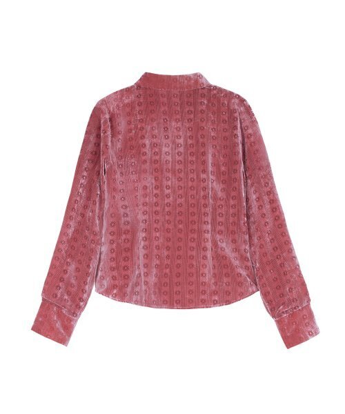 SALON DE YOHN(サロンドヨーン)の「Balloon Sleeve Velvet Blouse_ Pink(シャツ/ブラウス・レディース・その他・MEDIUM/SMALL)」の5枚目の写真