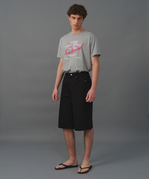 MOONSUN（ムーンサン）の「M.C UNISEX, Bermuda Carpenter Pants / Black（その他パンツ）」