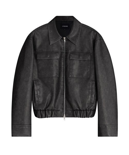 SPERONE（スペロネ）の「ウォッシュドレザージャケット（ライダースジャケット・メンズ・その他・LARGE/MEDIUM/X-LARGE）」の2枚目の写真