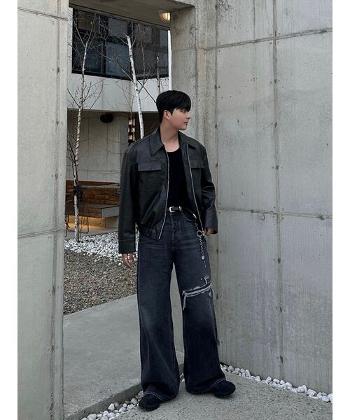 SPERONE（スペロネ）の「ウォッシュドレザージャケット（ライダースジャケット・メンズ・その他・LARGE/MEDIUM/X-LARGE）」の11枚目の写真