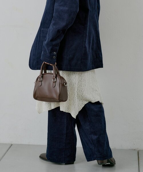 WHIMSIC（ウィムジック）の「【UNISEX/2サイズ展開】コーデュロイイージースラックス（その他パンツ・レディース・ブラウン/ネイビー・2/1）」の6枚目の写真