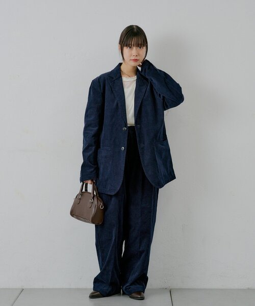 WHIMSIC（ウィムジック）の「【UNISEX/2サイズ展開】コーデュロイイージースラックス（その他パンツ・レディース・ブラウン/ネイビー・2/1）」の10枚目の写真