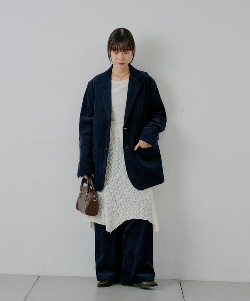 WHIMSIC（ウィムジック）の「【UNISEX/2サイズ展開】コーデュロイイージースラックス（その他パンツ・レディース・ブラウン/ネイビー・2/1）」の15枚目の写真