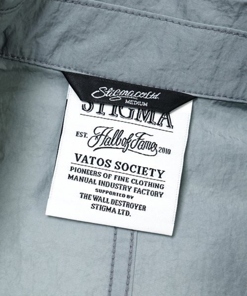 STIGMA(スティグマ)の「23 STITCHED WINDBREAKER GREY(ナイロンジャケット・メンズ・その他・LARGE/MEDIUM/X-LARGE)」の3枚目の写真