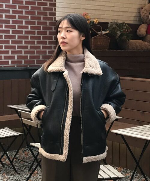 BIBYSEOB（バイバイソプ）の「コージーツーピンタックハーフタートルワイン[T44]（Tシャツ/カットソー・レディース・バーガンディー・SMALL/MEDIUM）」の8枚目の写真