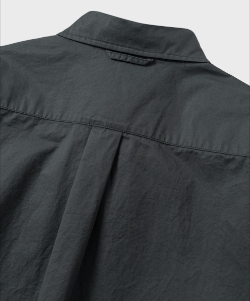 NONBLANK(ノンブランク)の「コットンドリルLSシャツ_ダークグレー(シャツ/ブラウス・メンズ・チャコール・MEDIUM/LARGE/X-LARGE)」の8枚目の写真