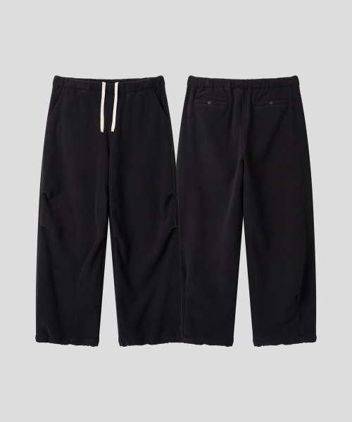 BLACK MOMENT（ブラックモーメント）の「ハイブリッドフリースパンツ[ブラック]（スウェットパンツ・メンズ・ブラック・MEDIUM/LARGE）」の4枚目の写真