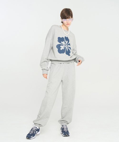 PAPERBOY(ペーパーボーイ)の「Daily Sweatpants - Melange(スウェットパンツ・レディース・その他・FREE)」の1枚目の写真