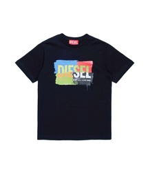DIESEL KIDS（ディーゼルキッズ）の「DIESEL（ディーゼル）Kids & Junior ブランドロゴ半袖Tシャツカットソー（Tシャツ/カットソー）」