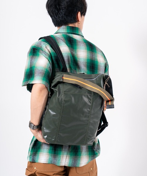 Jack Gomme（ジャックゴム）の「【Jack Gomme】2WAY バックパック トートバッグ リュック　LILLE（バックパック/リュック・メンズ・ブラック/ベージュ/ダークグリーン/ホワイト/カーキ・FREE）」の5枚目の写真