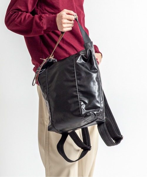 Jack Gomme（ジャックゴム）の「【Jack Gomme】2WAY バックパック トートバッグ リュック　LILLE（バックパック/リュック・メンズ・ブラック/ベージュ/ダークグリーン/ホワイト/カーキ・FREE）」の13枚目の写真