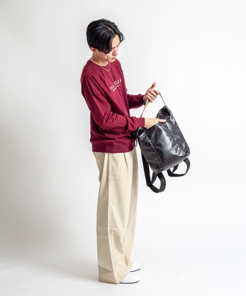 Jack Gomme（ジャックゴム）の「【Jack Gomme】2WAY バックパック トートバッグ リュック　LILLE（バックパック/リュック・メンズ・ブラック/ベージュ/ダークグリーン/ホワイト/カーキ・FREE）」の15枚目の写真