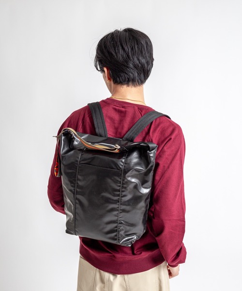 Jack Gomme（ジャックゴム）の「【Jack Gomme】2WAY バックパック トートバッグ リュック　LILLE（バックパック/リュック・メンズ・ブラック/ベージュ/ダークグリーン/ホワイト/カーキ・FREE）」の12枚目の写真