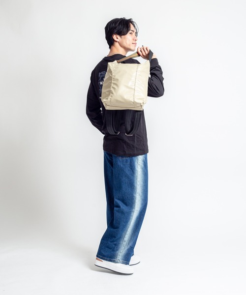 Jack Gomme（ジャックゴム）の「【Jack Gomme】2WAY バックパック トートバッグ リュック　LILLE（バックパック/リュック・メンズ・ブラック/ベージュ/ダークグリーン/ホワイト/カーキ・FREE）」の7枚目の写真