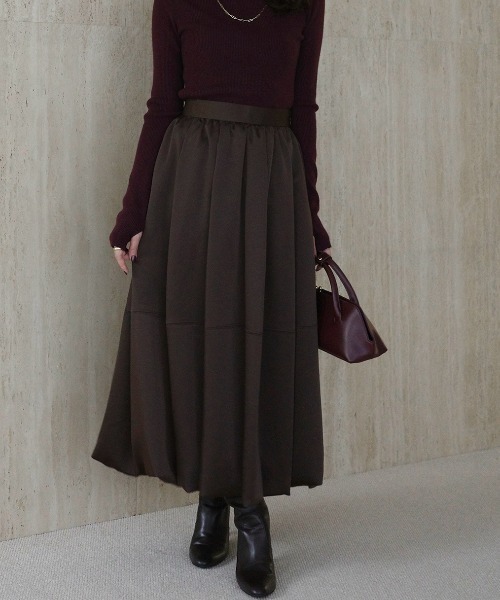 セール】アセライクサテンバルーンスカート（スカート）｜anuans（ア