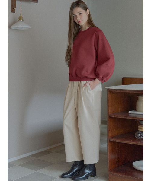 AVANT-G(アバン)の「Corduroy Crop Banding Pants - CREAM(その他パンツ・レディース・ブラウン/クリーム・FREE)」の7枚目の写真