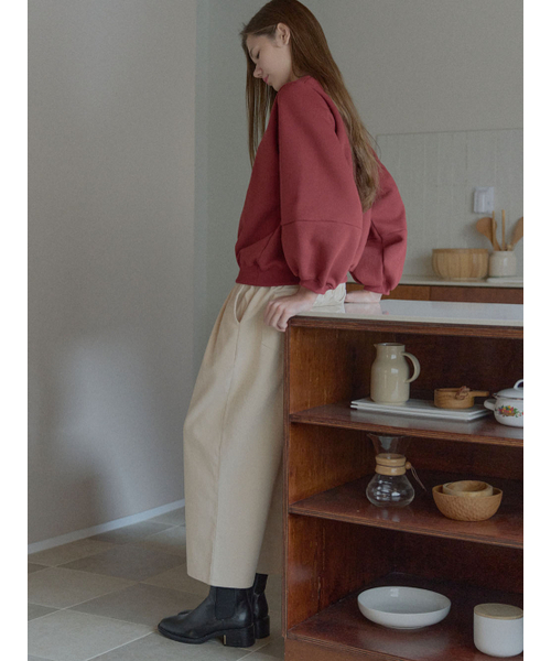 AVANT-G(アバン)の「Corduroy Crop Banding Pants - CREAM(その他パンツ・レディース・ブラウン/クリーム・FREE)」の6枚目の写真