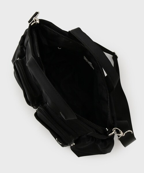 OPAQUE.CLIP（オペークドットクリップ）の「フロントWポケット3層デザインミドルトートバッグ【2WAY／マルチポケット】（トートバッグ・レディース・ベージュ/グレー/ブラック・00）」の18枚目の写真