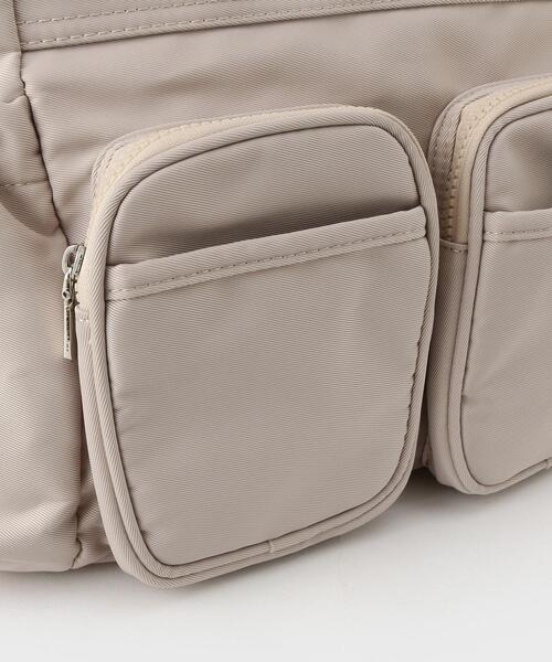 OPAQUE.CLIP（オペークドットクリップ）の「フロントWポケット3層デザインミドルトートバッグ【2WAY／マルチポケット】（トートバッグ・レディース・ベージュ/グレー/ブラック・00）」の22枚目の写真