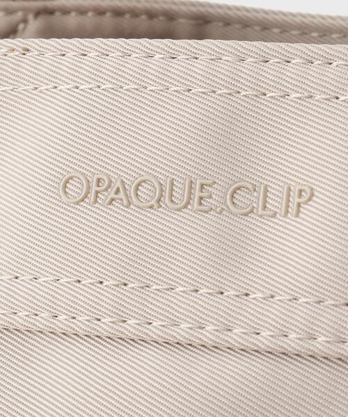 OPAQUE.CLIP(オペークドットクリップ)の「【2WAY】11ポケットミドルトートバッグ(トートバッグ・レディース・ベージュ/グレー/ブラック・00)」の4枚目の写真