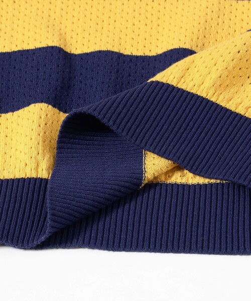 BEAMS PLUS(ビームスプラス)の「Crew Rugger Stripe(ニット/セーター・メンズ・グリーン/レッド/イエロー・X-LARGE/MEDIUM/SMALL/LARGE)」の15枚目の写真