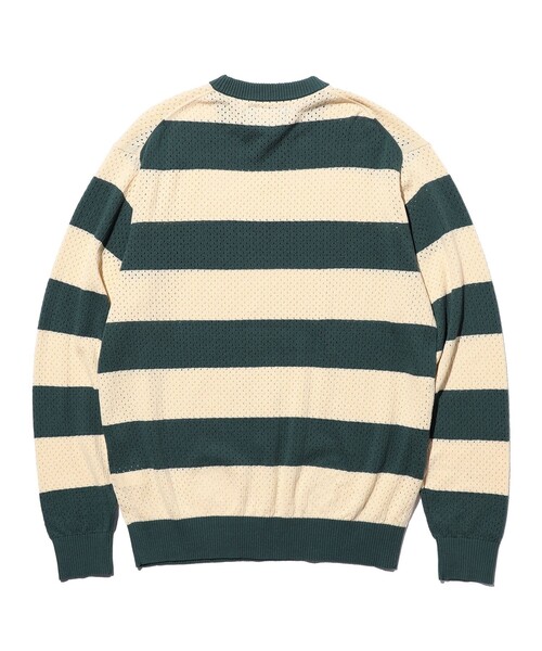 BEAMS PLUS(ビームスプラス)の「Crew Rugger Stripe(ニット/セーター・メンズ・グリーン/レッド/イエロー・X-LARGE/MEDIUM/SMALL/LARGE)」の20枚目の写真