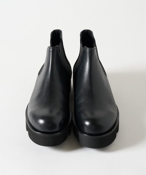 PADRONE(パドローネ)の「【PADRONE】WPL SIDE GORE BOOTS with Chunky Sole(ブーツ・メンズ・ブラック・42/41/40)」の2枚目の写真