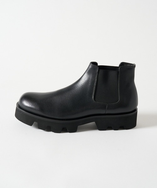 PADRONE(パドローネ)の「【PADRONE】WPL SIDE GORE BOOTS with Chunky Sole(ブーツ・メンズ・ブラック・42/41/40)」の5枚目の写真