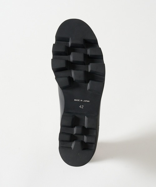 PADRONE(パドローネ)の「【PADRONE】WPL SIDE GORE BOOTS with Chunky Sole(ブーツ・メンズ・ブラック・42/41/40)」の6枚目の写真