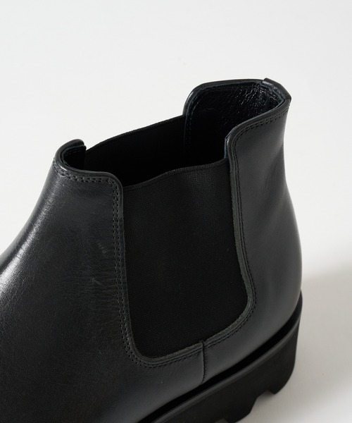 PADRONE(パドローネ)の「【PADRONE】WPL SIDE GORE BOOTS with Chunky Sole(ブーツ・メンズ・ブラック・42/41/40)」の8枚目の写真