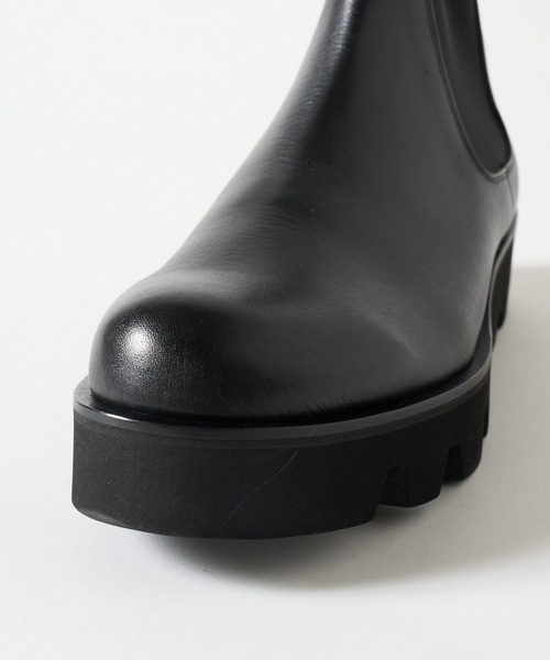 PADRONE(パドローネ)の「【PADRONE】WPL SIDE GORE BOOTS with Chunky Sole(ブーツ・メンズ・ブラック・42/41/40)」の7枚目の写真