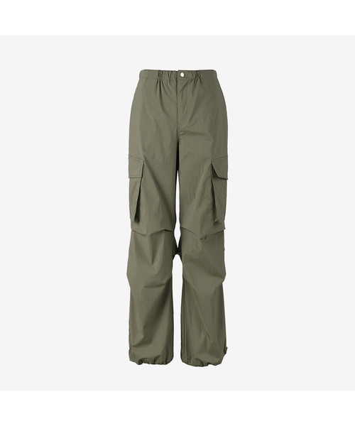 CONCHWEAR（コンチウェア）の「ポケットストリングカーゴパンツ（4色）（スウェットパンツ・レディース・ブラック/ピンク/ライトグレー/カーキ・FREE）」の4枚目の写真