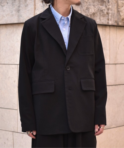 Noen(ノエン)の「プレッピールーズジャケット(テーラードジャケット・メンズ・ハウンドトゥース/ブラック・LARGE/MEDIUM)」の1枚目の写真