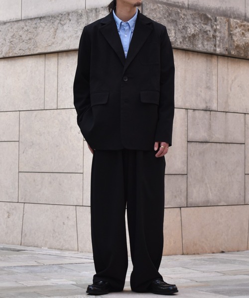 Noen(ノエン)の「プレッピールーズジャケット(テーラードジャケット・メンズ・ハウンドトゥース/ブラック・LARGE/MEDIUM)」の19枚目の写真