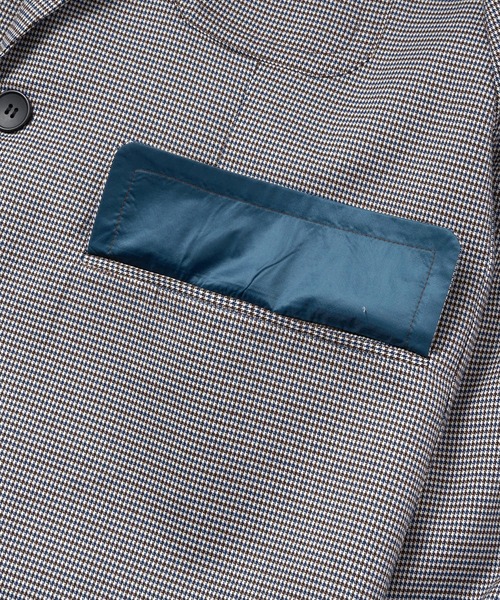 Noen(ノエン)の「プレッピールーズジャケット(テーラードジャケット・メンズ・ハウンドトゥース/ブラック・LARGE/MEDIUM)」の16枚目の写真