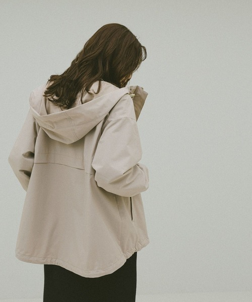 GLOBAL WORK（グローバルワーク）の「防風多機能マウンテンパーカー/580992（マウンテンパーカー・レディース・アイボリー/ブラック/オリーブ系3/ベージュ・MEDIUM/LARGE）」の10枚目の写真