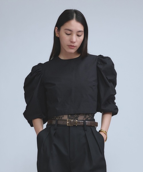 Chaos（カオス）の「Chaos(カオス)/ ◇Dhruv Kapoor◇レースキャミソール（キャミソール・レディース・ブラック/ブラウン・FREE）」の6枚目の写真