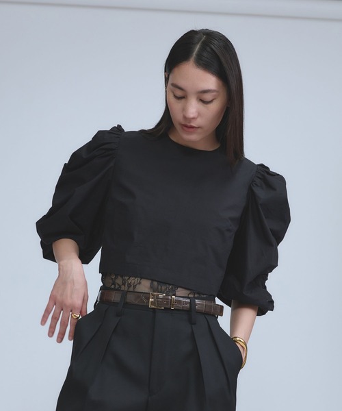 Chaos（カオス）の「Chaos(カオス)/ ◇Dhruv Kapoor◇レースキャミソール（キャミソール・レディース・ブラック/ブラウン・FREE）」の7枚目の写真