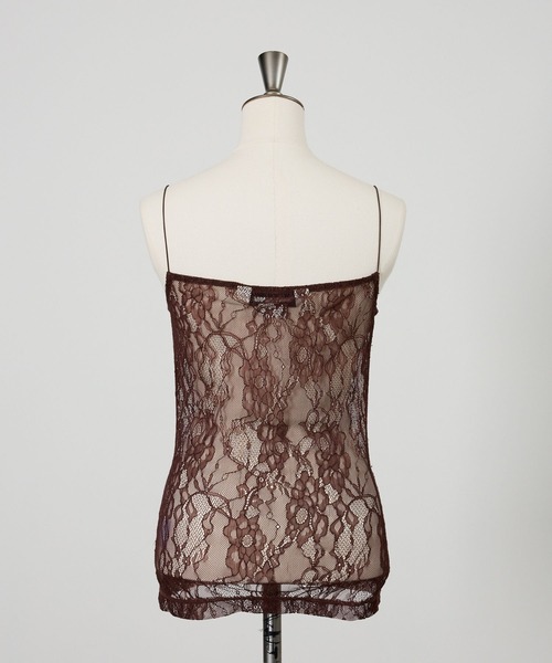 Chaos（カオス）の「Chaos(カオス)/ ◇Dhruv Kapoor◇レースキャミソール（キャミソール・レディース・ブラック/ブラウン・FREE）」の10枚目の写真