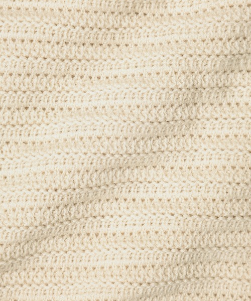 BABYLONE(バビロン)の「エフォートレスリブニット(ニット/セーター・レディース・ライトベージュ/ネイビー・フリー)」の19枚目の写真