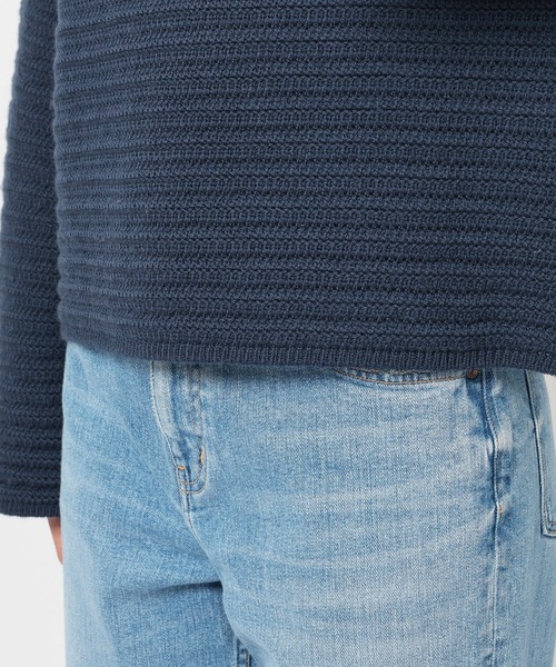 BABYLONE(バビロン)の「エフォートレスリブニット(ニット/セーター・レディース・ライトベージュ/ネイビー・フリー)」の17枚目の写真