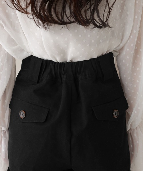 RAGEBLUE(レイジブルー)の「ダブルタックチノワイドパンツ(チノパンツ・レディース・ベージュ/ブラック・FREE)」の15枚目の写真