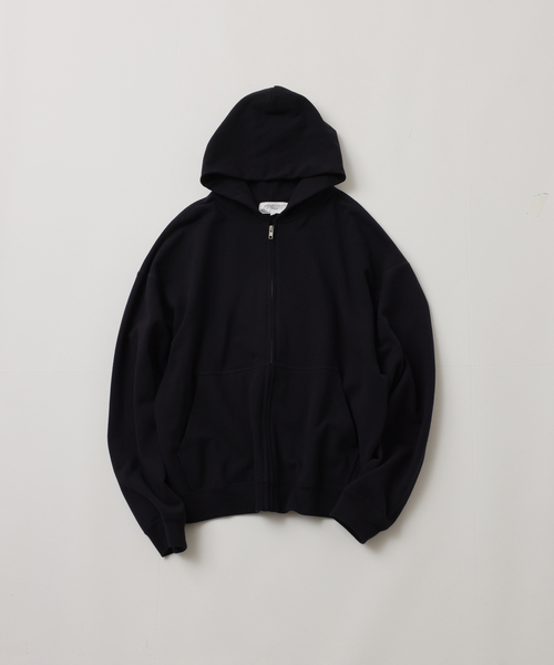 【FOLL / フォル】double twisted sweat zip hoodie